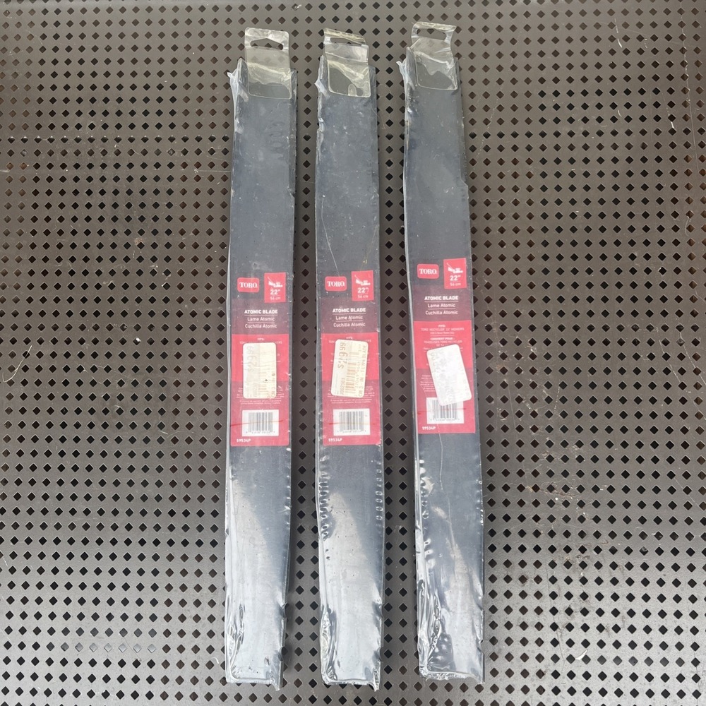 Toro Genuine Atomic Blade - 22in  59534P 131-4547-03 Lot Of 3